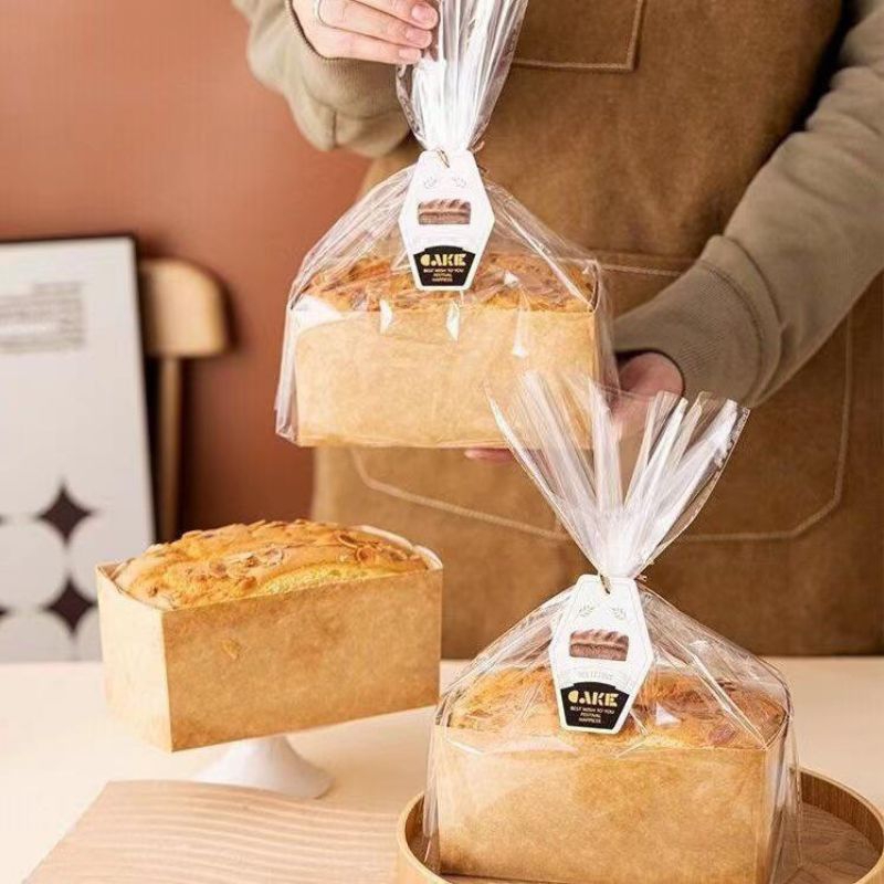 Paper Cup + Plastik Set Isi 10pcs / Plastik Packaging Cake / Packing Kue