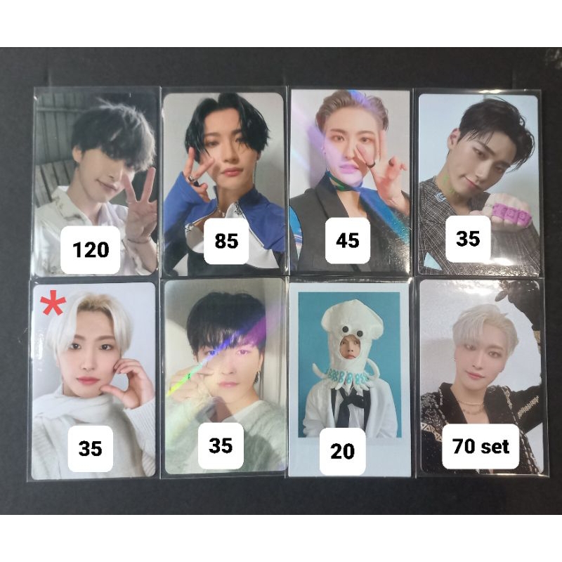 Photocard / PC Ateez Park Seonghwa, Hongjoong, San , pob apmus, ktown, makestar,