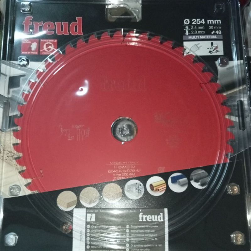 Freud 10 inch mata 48 Multi material 254x2.4/2.0x30z= 48 FR24M001M
