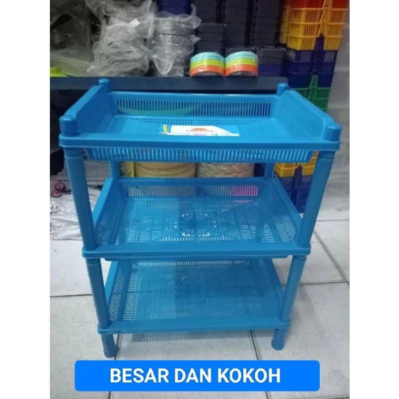 RAK SUSUN 3 SERBAGUNA UKURAN BESAR MEREK SUNRISE/RAK SUSUN 3/RAK