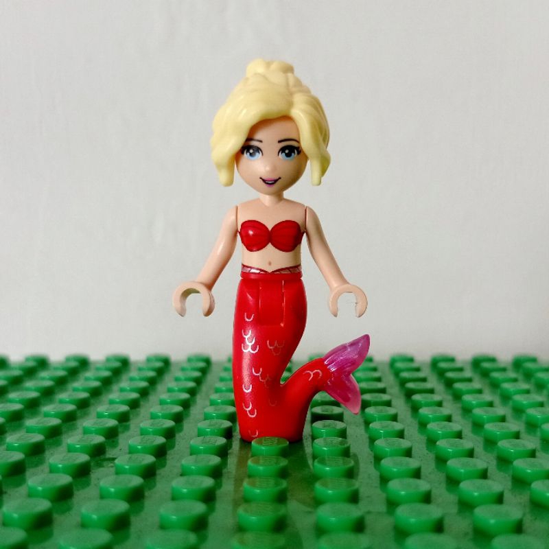 lego friends putri duyung red original