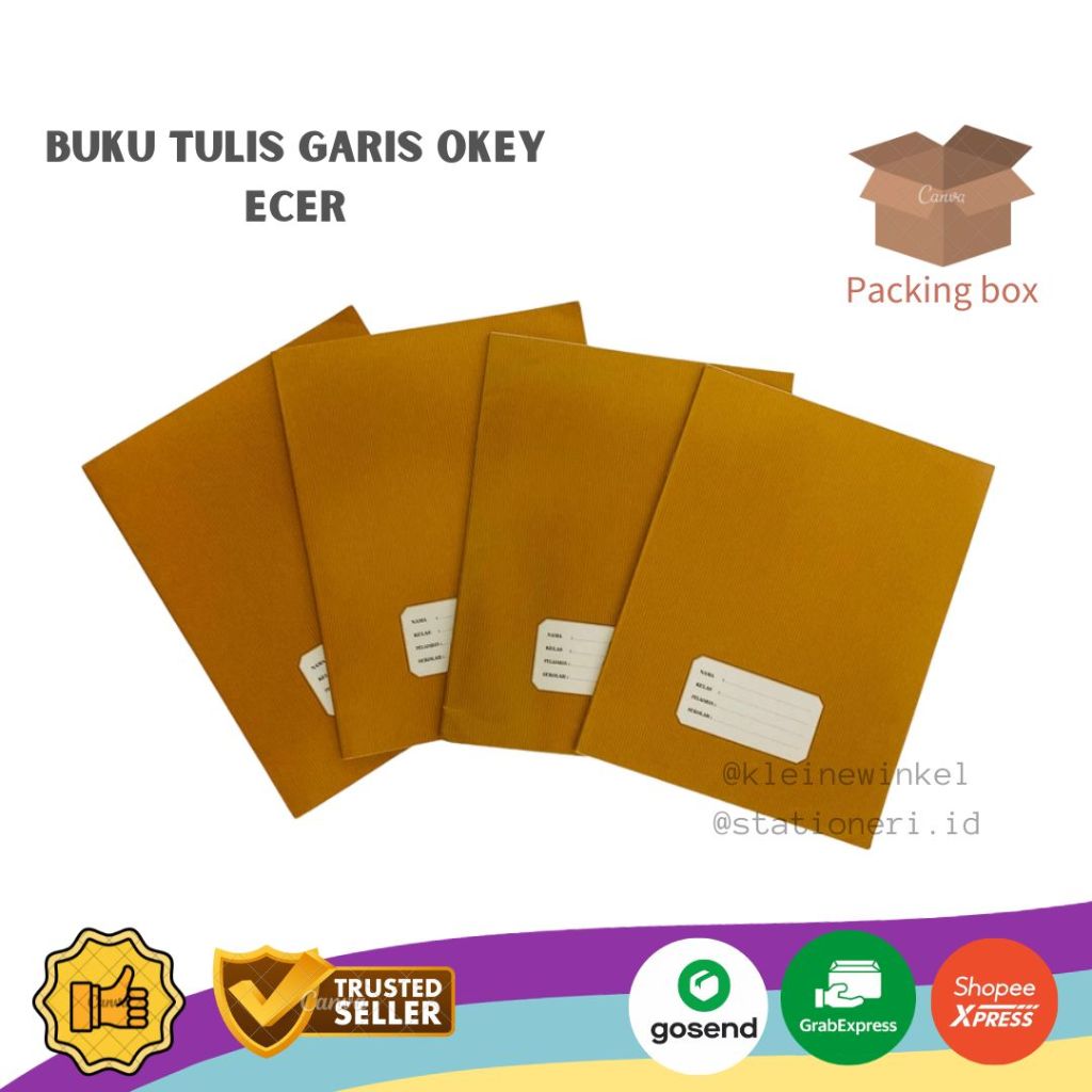 

Buku Tulis Sampul Cokelat dan BIG BOSS B5 DAMAGE ECER [ 1 PCS ]