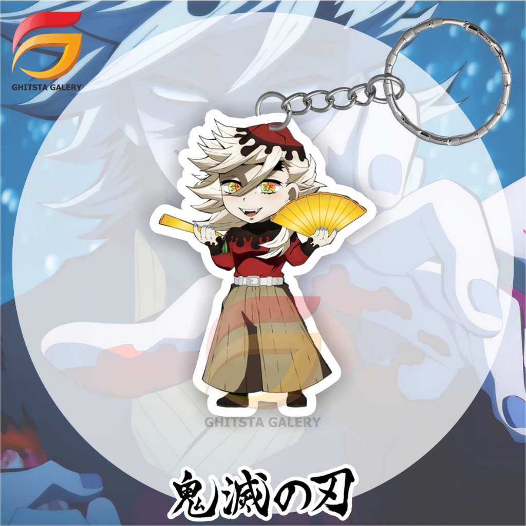 Gantungan Kunci DOUMA Demon Slayer Kimetsu No Yaiba - Gantungan Kunci Akrilik - Gantungan Kunci Anim
