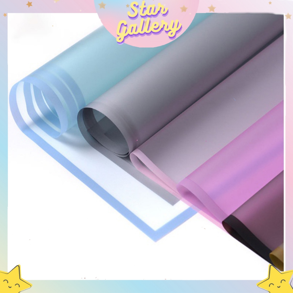 

Kertas Bunga Buket Color OPP Flower Wrapping Paper Cellophane Kertas Buket Florist KB6078