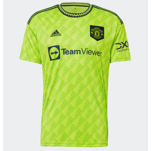 JERSEY BOLA MU 3RD 2022/2023 HIJAU STABILO GRD ORIGINAL / BAJU BOLA / SERAGAM SEPAK BOLA / KAOS BOLA