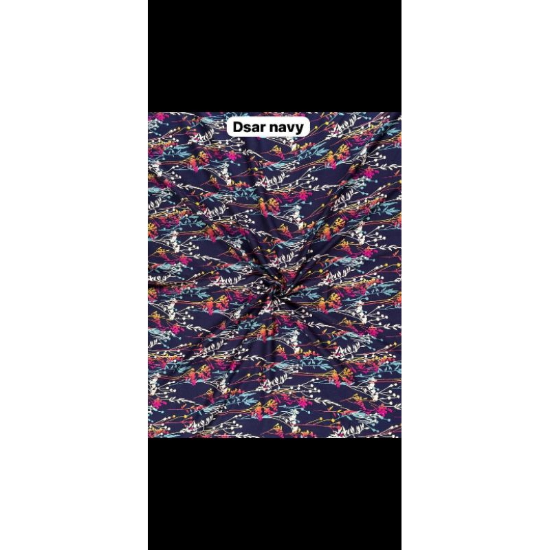 kain bahan katun rayon printing eceran