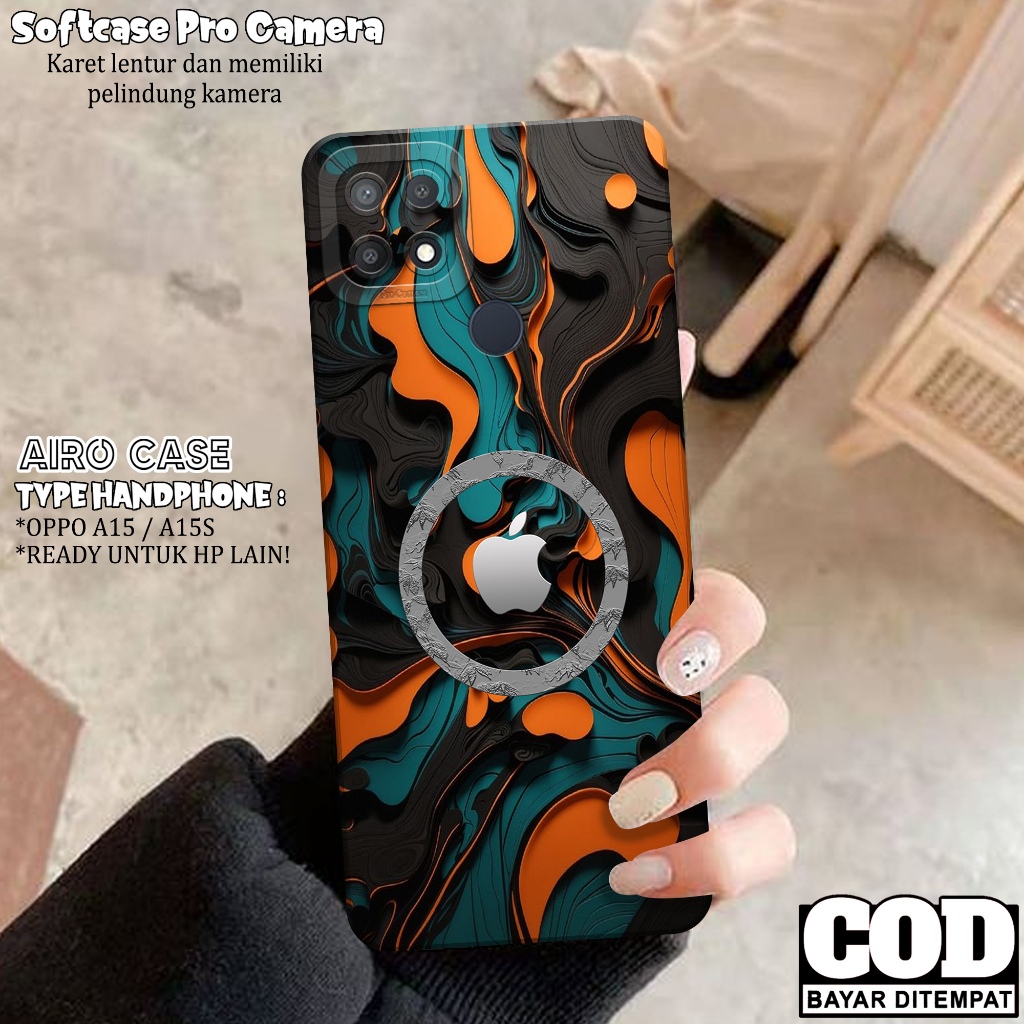 Softcase Oppo A15 / A15S - Fashion Case Branded - Casing Oppo A15 / A15S - Case Hp Oppo A15 / A15 Te