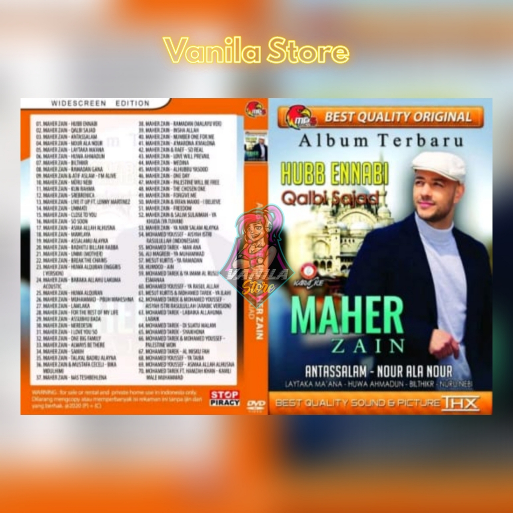 Kaset Video Musik MP5 Lagu Album Terbaru Maher Zain