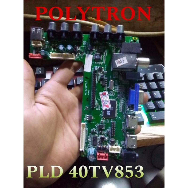MB MAINBOARD MOTHERBOARD TV LED POLYTRON PLD 40TV853 MB TV LED POLYTRON PLD 40TV853