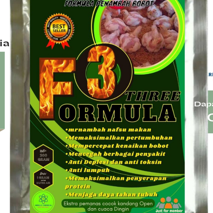 FORMULA TREE - SUPLEMEN AYAM BROILER - VITAMIN BROILER - SUPELEM BROILER - VITAMIN AYAM - VITAMIN BR