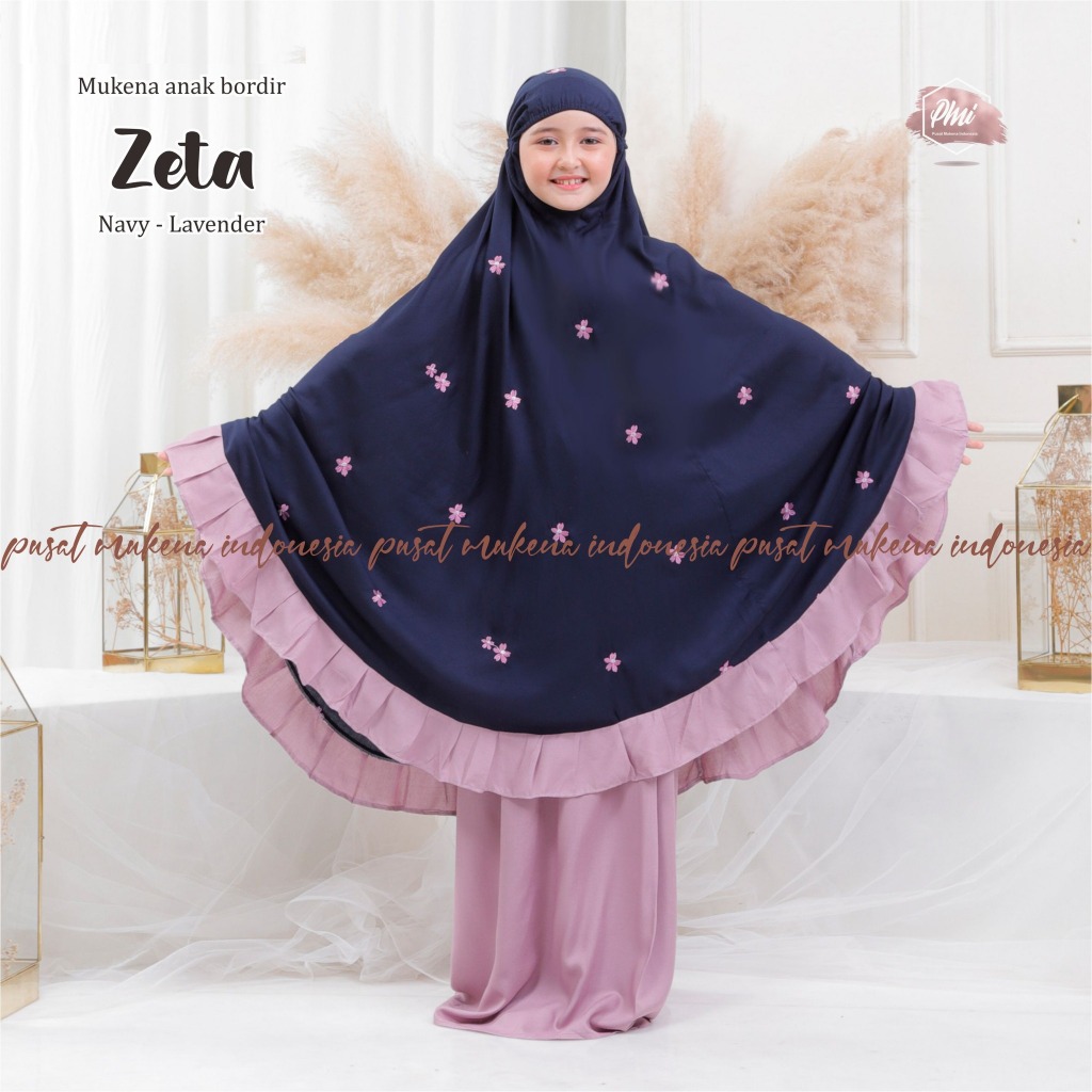 Melika - MUKENA RAYON ANAK TANGGUNG BORDIR ZETA