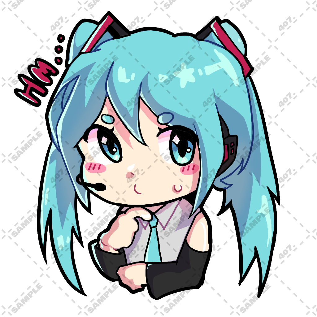 Art Commission - Jasa Menggambar Ilustrasi Chibi Anime Emote Stiker