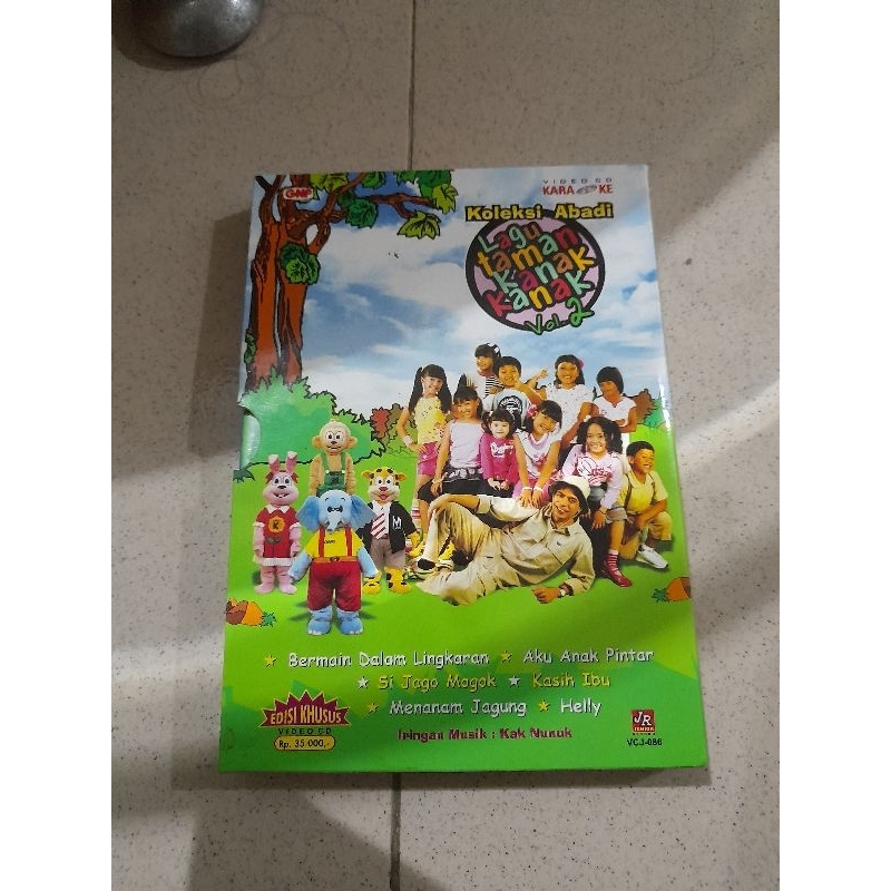 Kaset DVD/CD/X-Box Spongebob/LaguAnakIndonesia