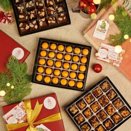 

GROSIR MURAH READY kado natal christmas Hampers Nastar Premium Wisjman Pita Ucapan