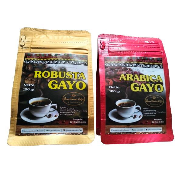 

[Paket Hemat] Arabica dan Robusta 100 Gr