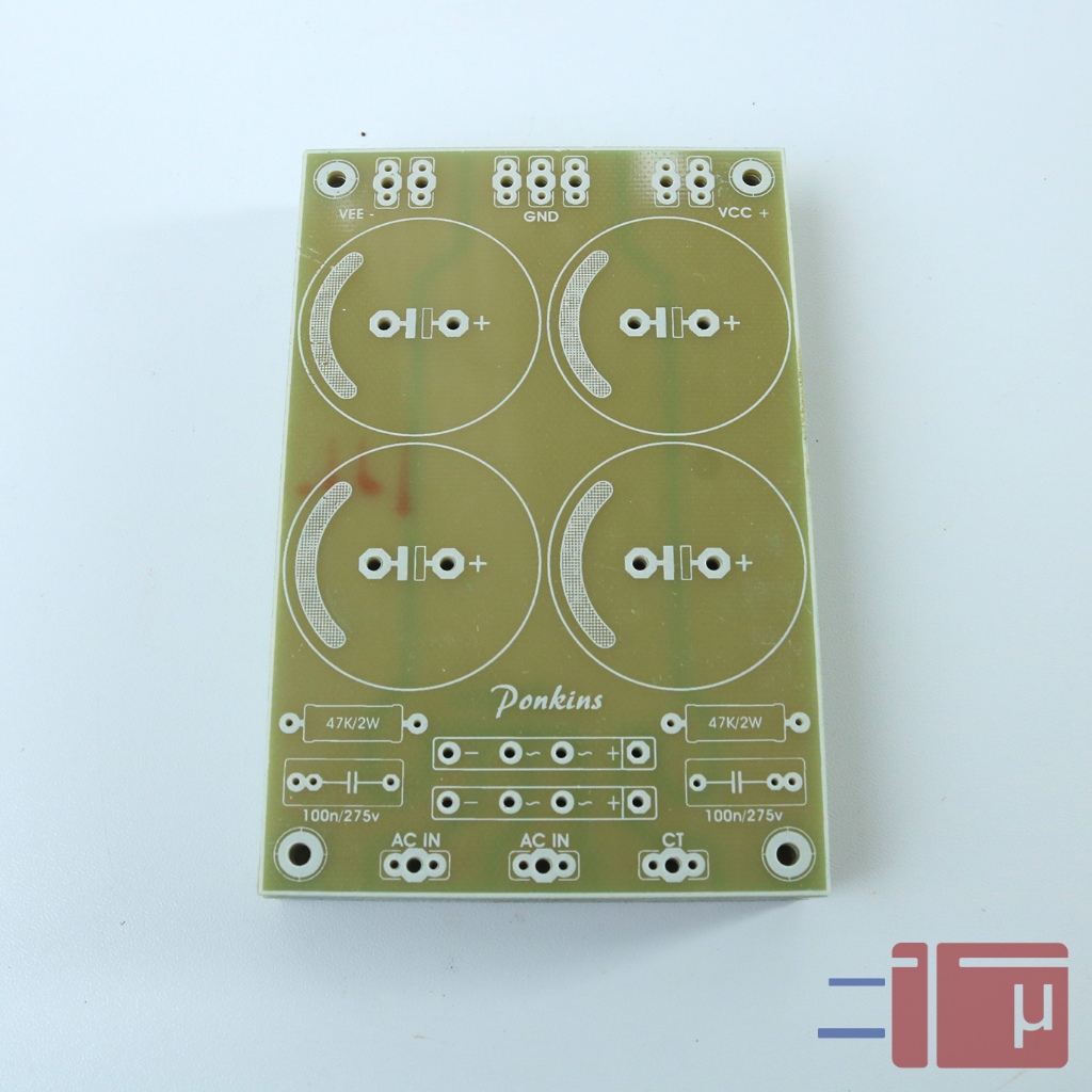 PCB PSU 4 Elco Fiber FR4