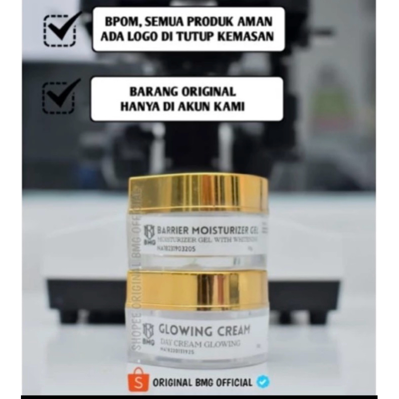 KRIM WAJAH BMG GLOWING CREAM BPOM/BMG SKINCARE