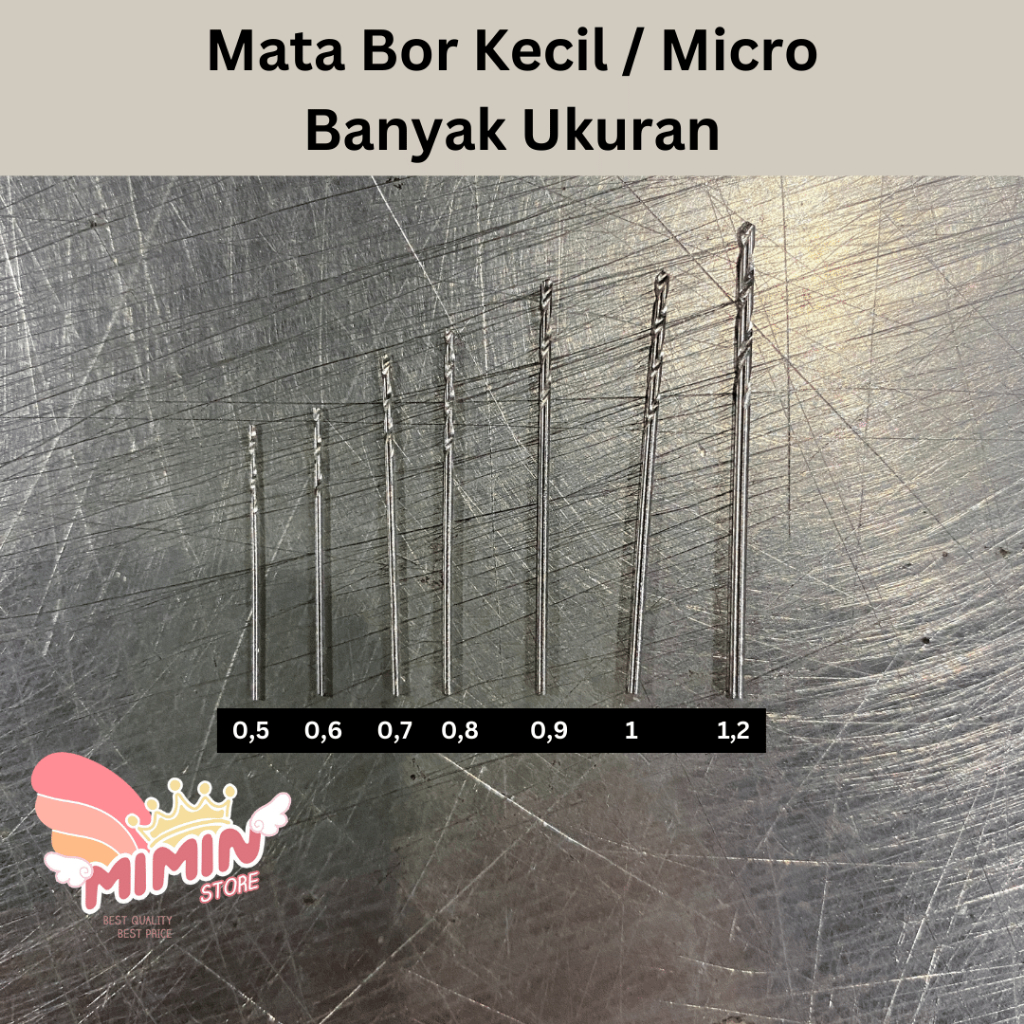 Mata Bor Kecil 0,5 MM - 3,5 MM | Mata Bor Micro