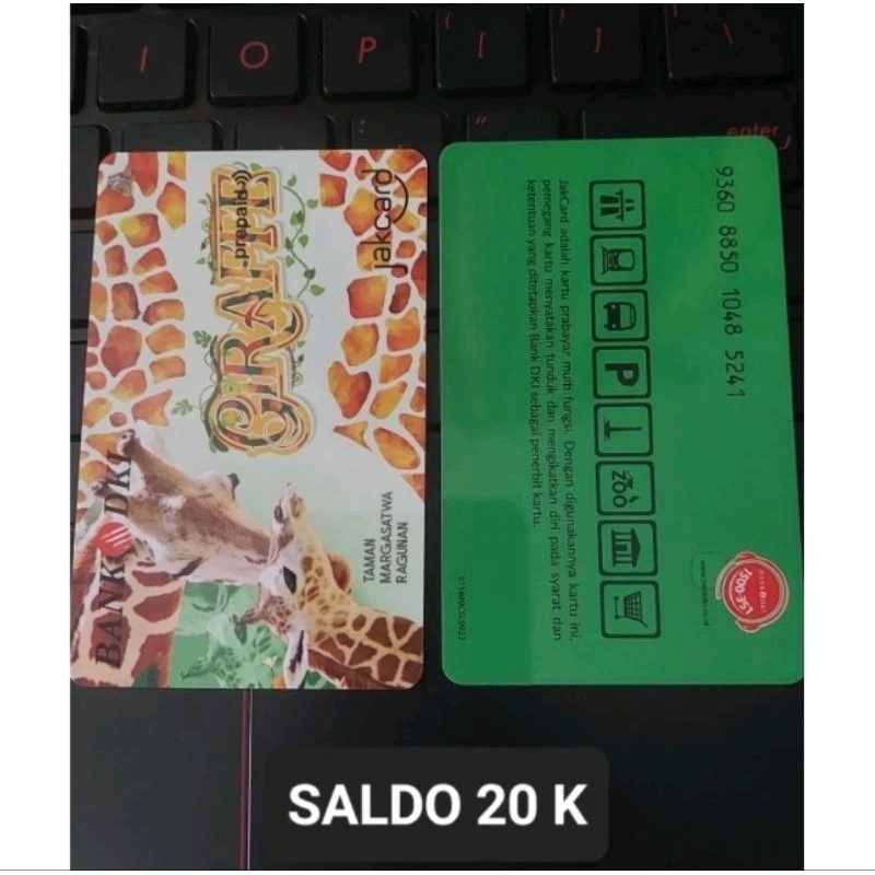 KARTU JAKCARD JAKLINGKO EMONEY E MONEY TOLL NOT MANDIRI
