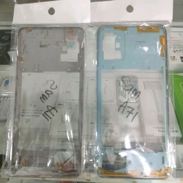 Bezel Samping / Tutup Mesin Samsung Galaxy A71 / A715 2019 Original