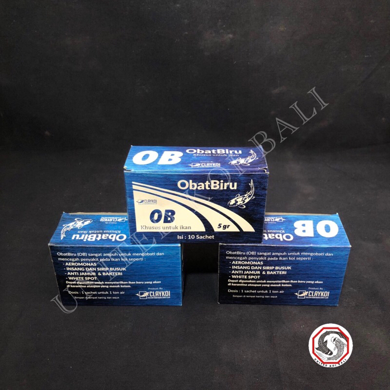 OBAT KARANTINA IKAN KOI - OBAT BIRU - 1 BOX
