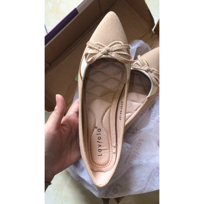 Flatshoes Sepatu Sandal Laviola promo Matahari diskon