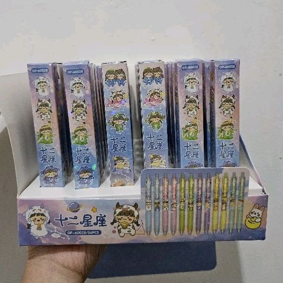 

Pulpen Blind Box Zodiac Girl mistery box pen per 1 pc