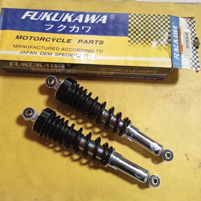 shock shockbreaker belakang hitam Yamaha RXk RX king cobra master RX spesial merk Fukuyama japan