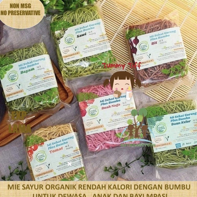 

FLASH SALE Lingkar Organik Mie Goreng Sayur 1gr dengan bumbu
