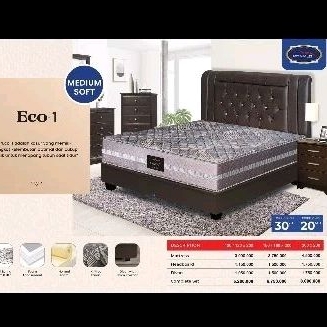 Dacota Spring Bed Eco-1 - Bonnel Spring - Harga Terjangkau & Bergaransi