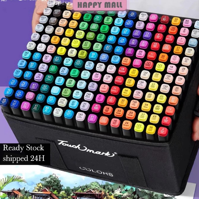 

Promo LOWESTPRICECOD Touch 1236486812 Warna Sketsa Spidol Umum General Marker Set Animation Markers Twin Market Set Spidol Harga Termurah