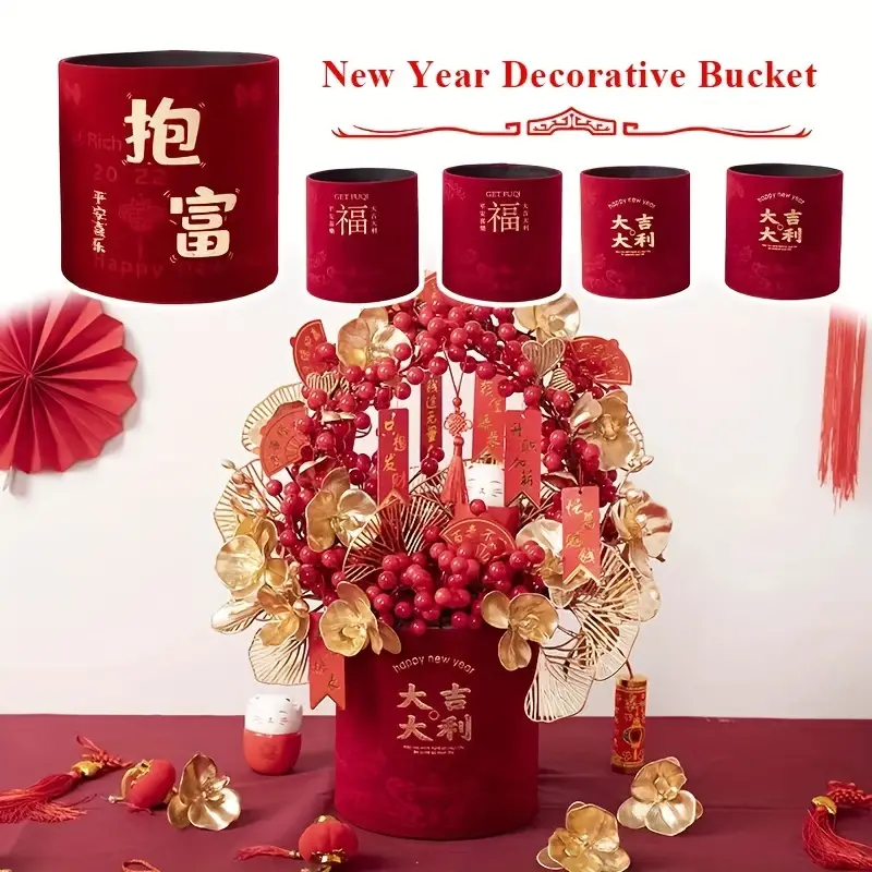 

FLOWER BOX HAMPERS EDISI IMLEK/BOX BUCKET BUNGA CHINESE NEW YEAR/BOX UNTUK GIFT BUCKET IMLEK