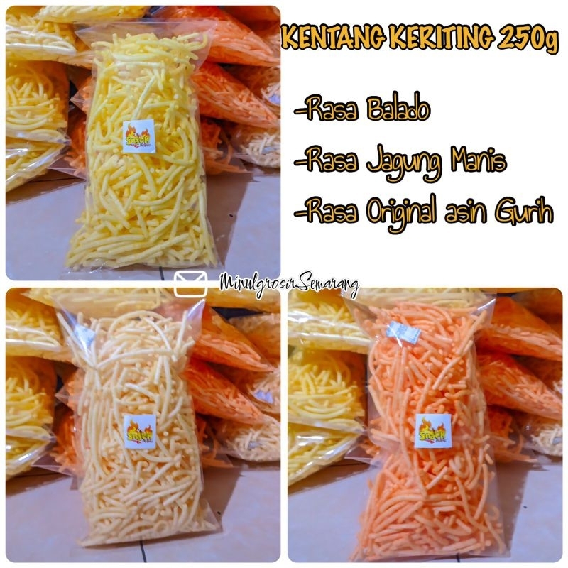 

stik kentang,kentang kriting kiloan,kemasan 250gram