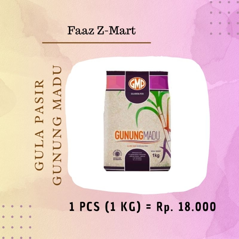 

Gula Pasir Gunung Madu 1 Kg