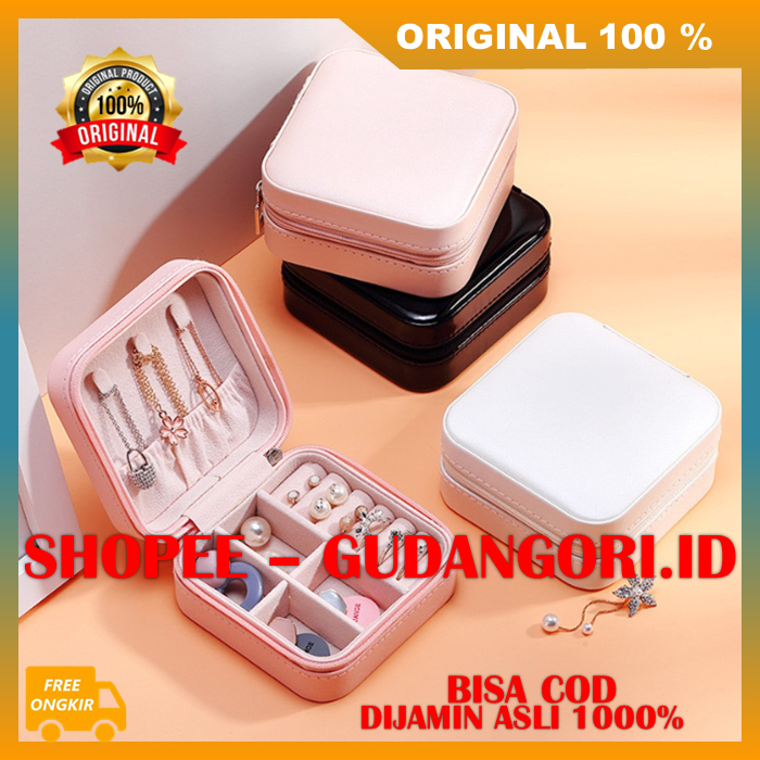 Kotak Perhiasan Tempat Perhiasan dan Aksesoris Kotak Penyimpanan Perhiasan Travel ORIGINAL