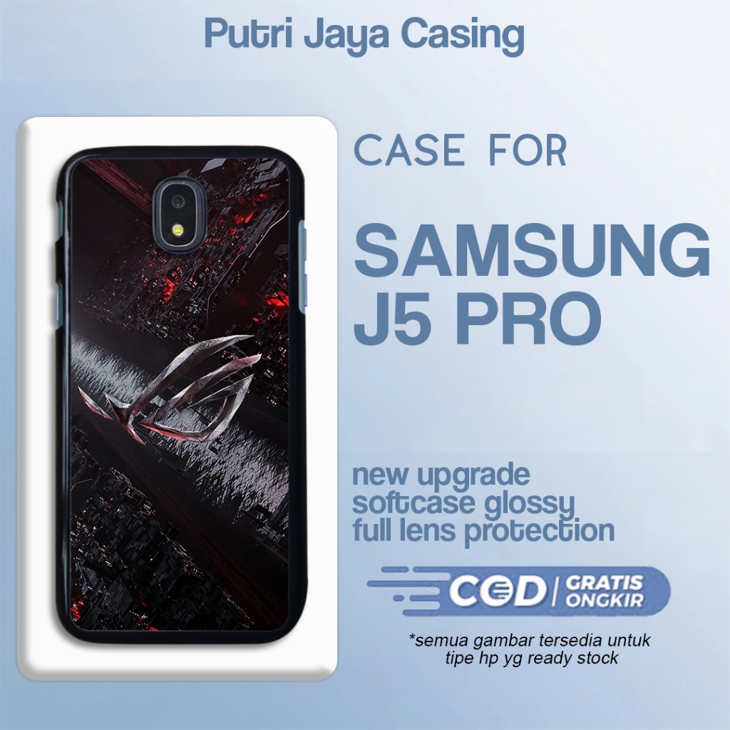 case samsung j5 pro motif terbaru aesthe rog 03 hitam casing estetik keren cute cewek cowok premium 