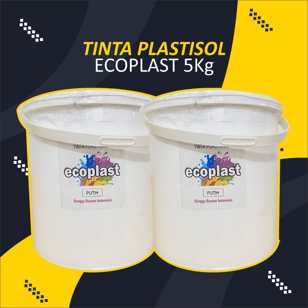 TINTA PLASTISOL ECOPLAS PUTIH 5 KG