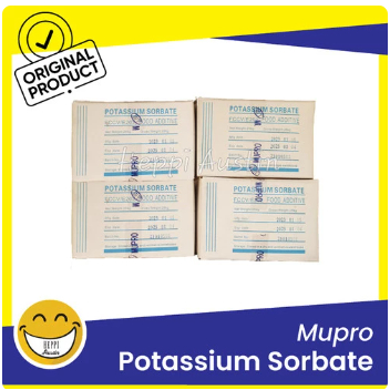 

Pengawet Makanan Potassium Sorbate MUPRO Kalium Sorbat Potasium Sorbat 1 KG