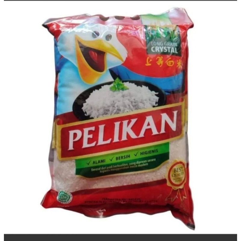 

Beras Pelikan 5Kg Ready