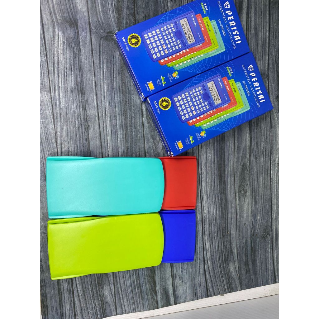 

Kalkulator Perisai Scientific PE-350MS canon Warna Warni Cantik Calculator Colorfull