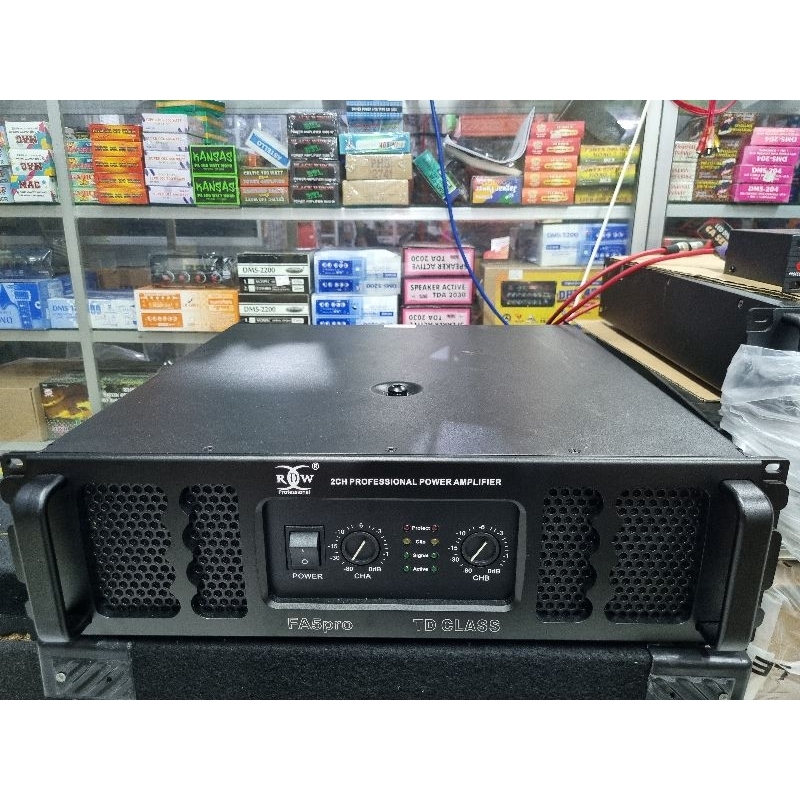 POWER AMPLIFIER RDW FA 5 PRO CLASS TD POWER RDW FA5PRO TD CLASS