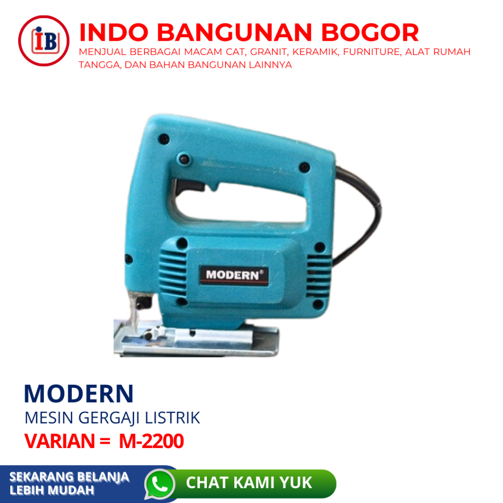 MODERN MESIN GERGAJI LISTRIK M2200