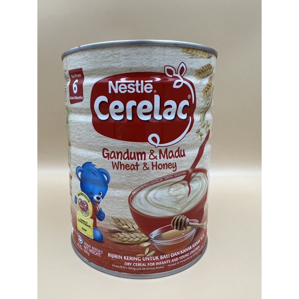 Bubur Bayi Nestle Cerelac Gandum Madu Kemasan Kaleng Malaysia 500g