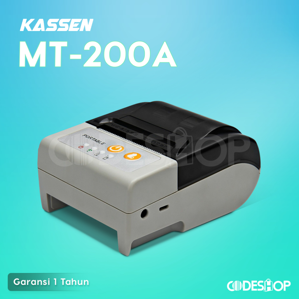 PRINTER THERMAL KASIR BLUETOOTH KASSEN MT200A MT-200A AUTO CUTTER ORI