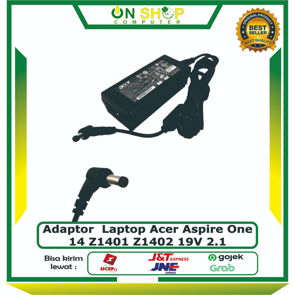 Adaptor Acer Original Z1401 Z1402 19V-2.1A