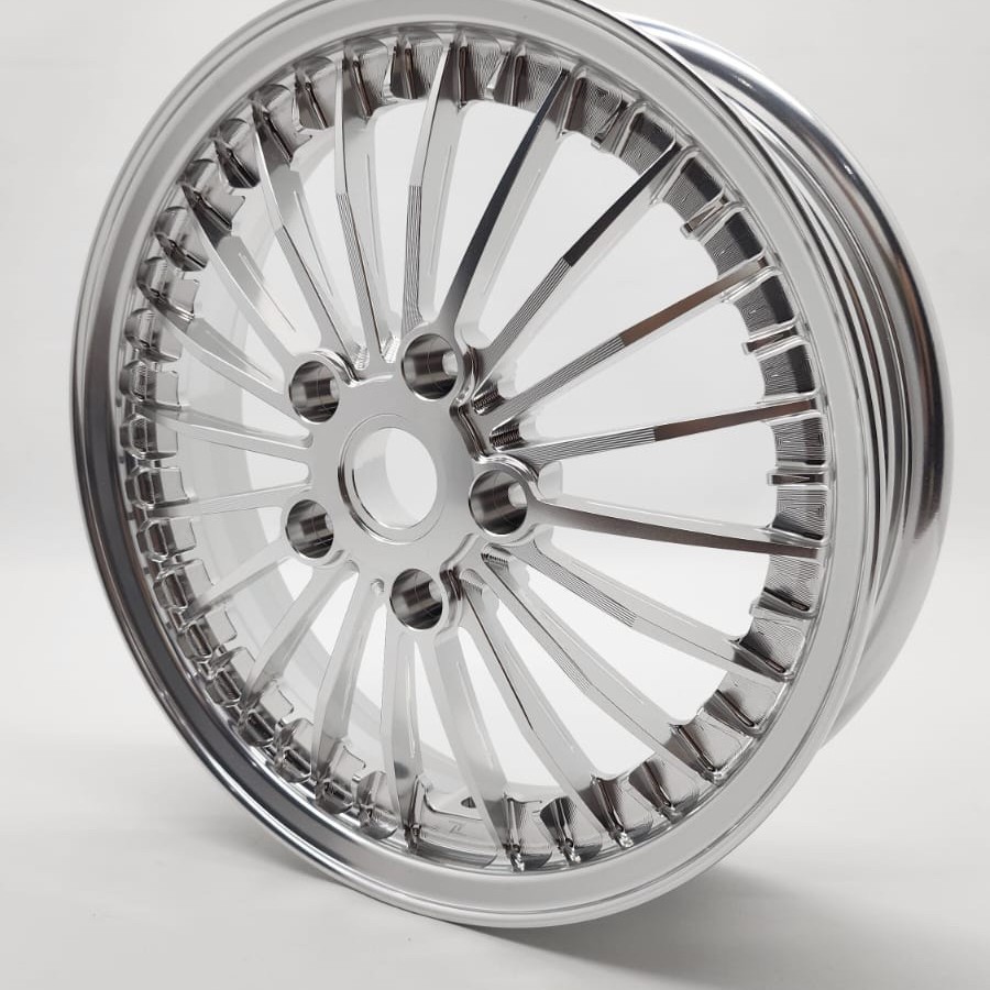 Velg Zelioni Comb 4 Chrome Front & Rear Vespa GTS GTV 946