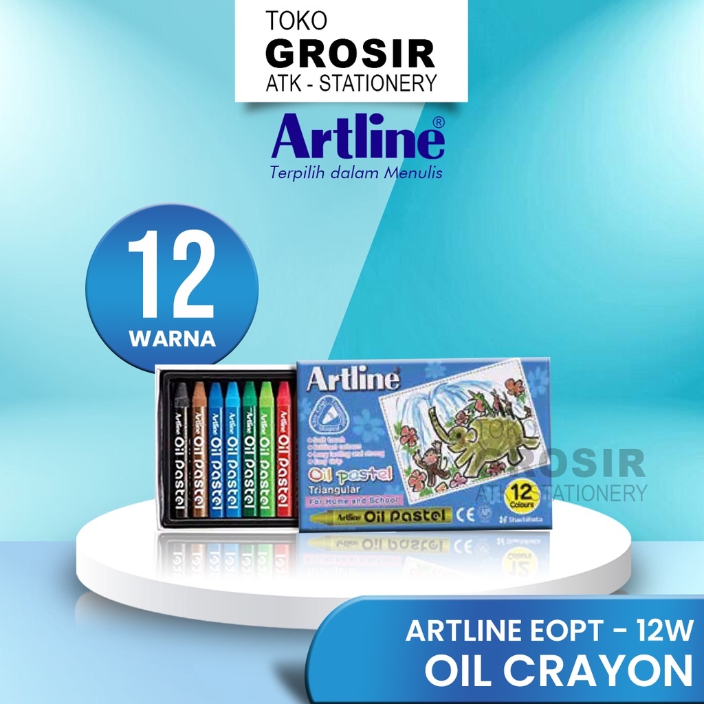 

ARTLINE OIL PASTEL CRAYON 12 WARNA EOPT-12S