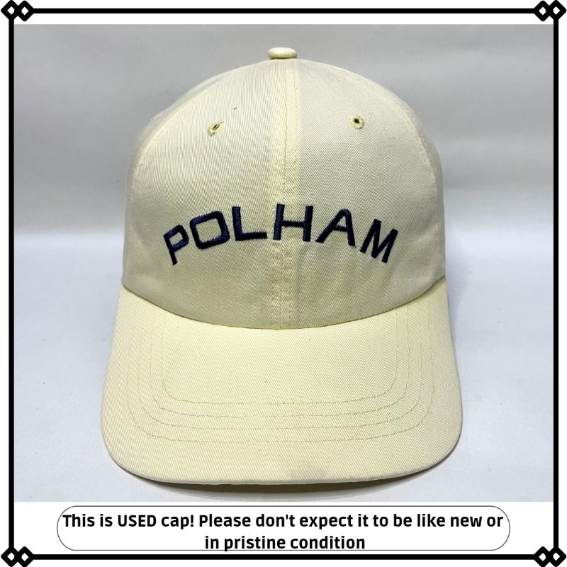 topi POLHAM original second preloved setelan kulit