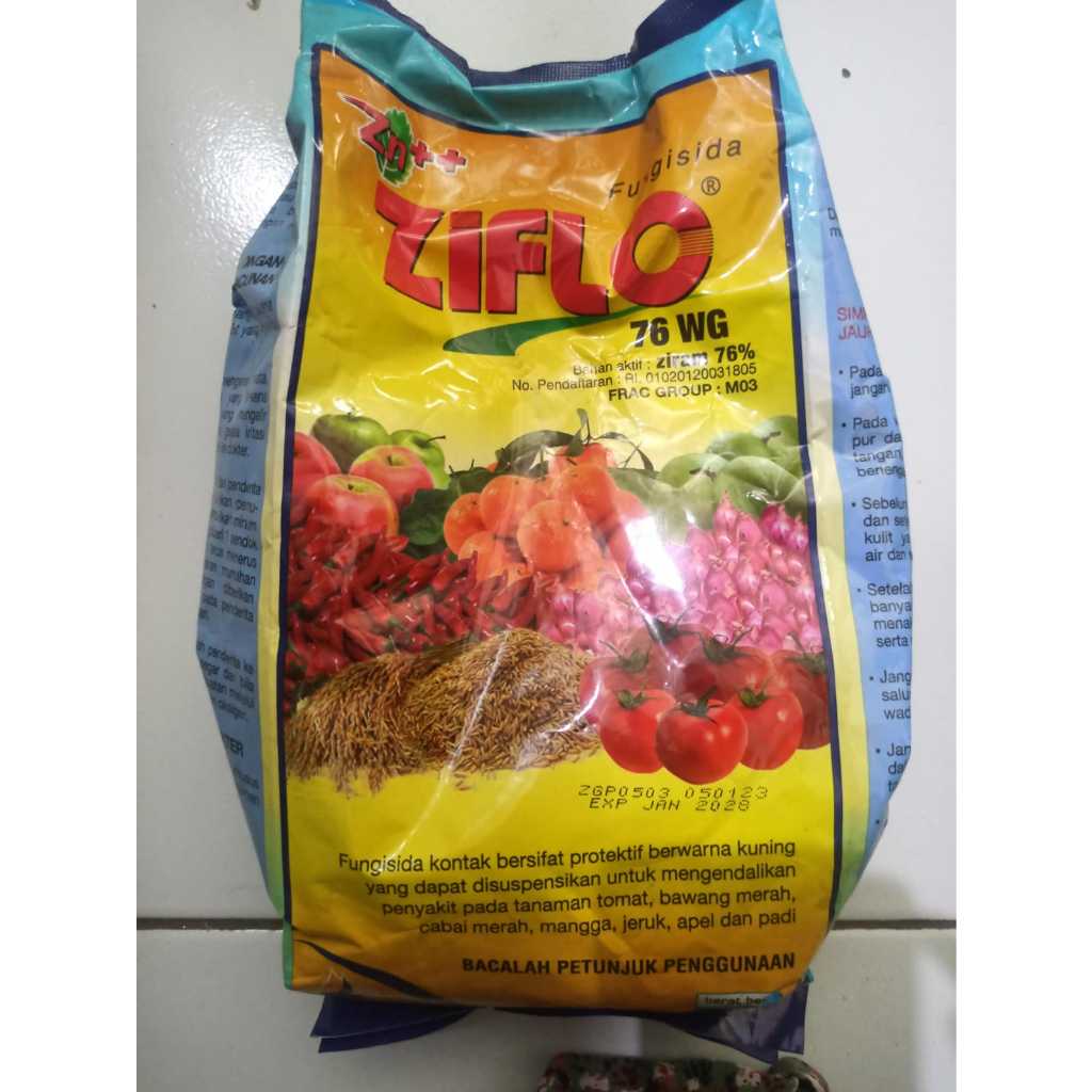 Fungisida Ziflo76 WG Besar - 800 GR