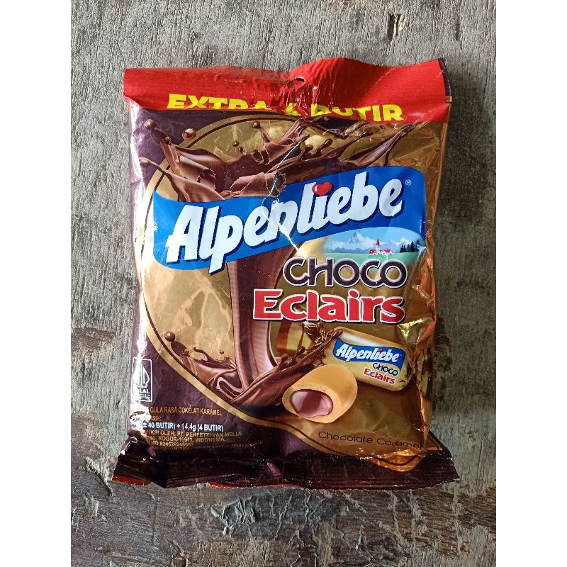 

Alpenliebe Choco Eclairs 160gr Isi 40pcs